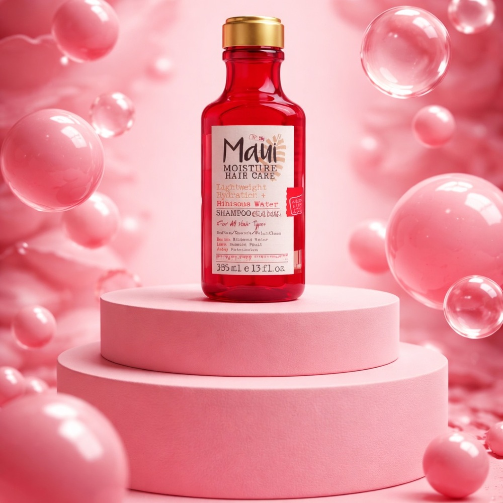 Maui Hibiscus Water Moisture Care Lightweight Hydration Shampoo All Hair Types